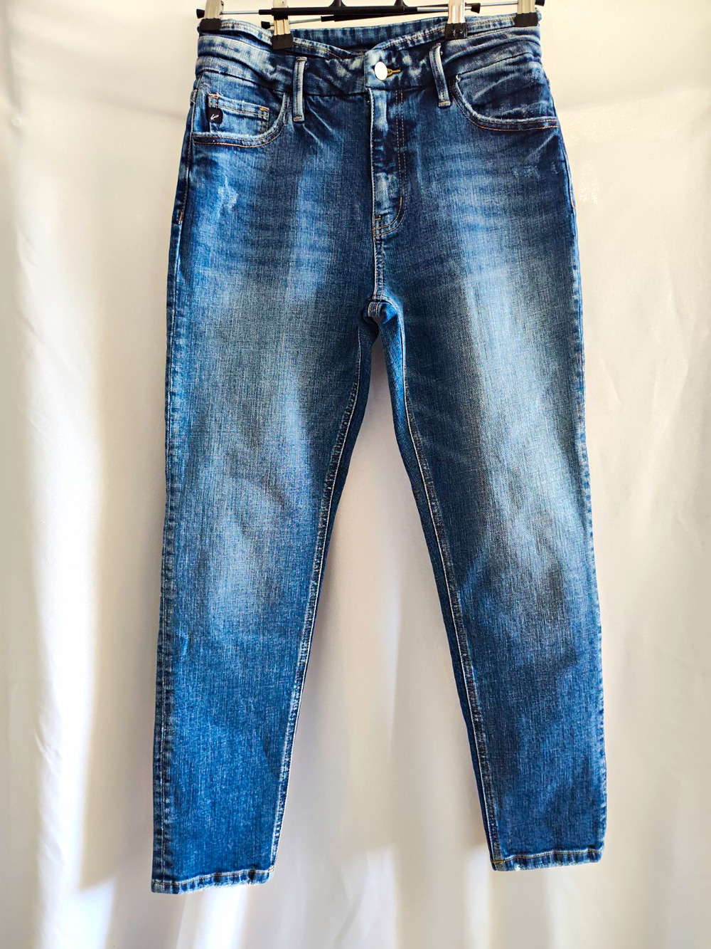 KanCan Women’s Blue Medium Wash Denim Skinny Jeans High Rise Slim Stretch 7